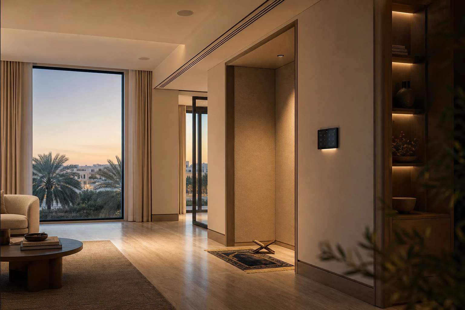 Whole-home Azan System for a premium UAE villa